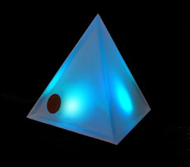 DreamTime Clock showing blue light